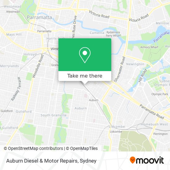 Auburn Diesel & Motor Repairs map