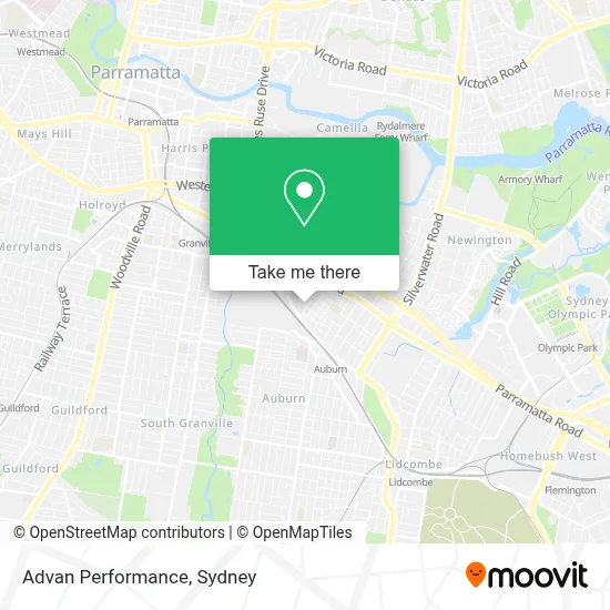 Mapa Advan Performance