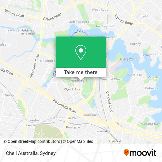 Cheil Australia map