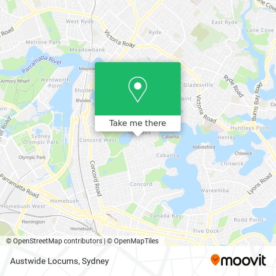 Austwide Locums map