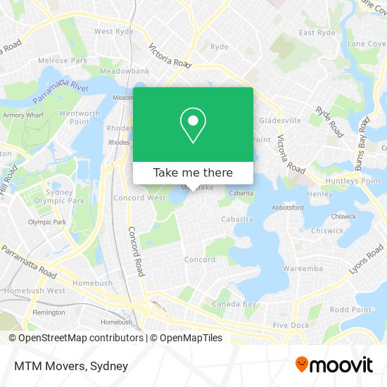 MTM Movers map