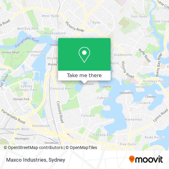 Maxco Industries map