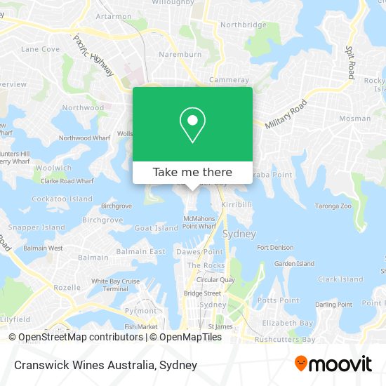 Cranswick Wines Australia map
