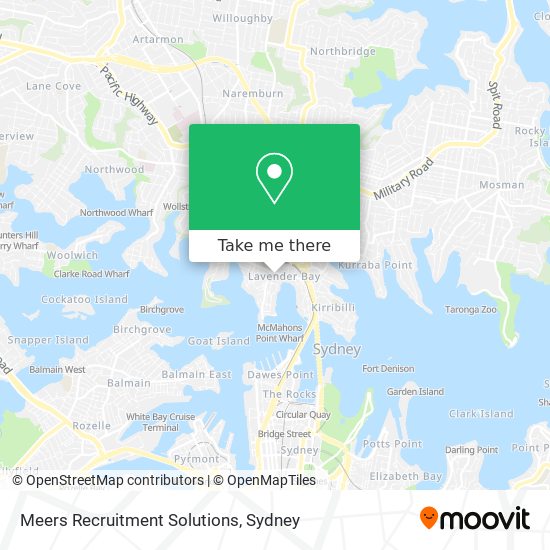 Meers Recruitment Solutions map