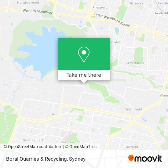 Boral Quarries & Recycling map