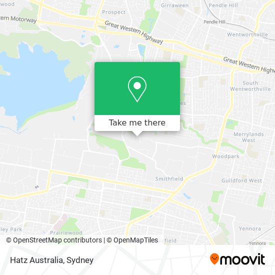 Hatz Australia map