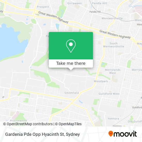 Gardenia Pde Opp Hyacinth St map