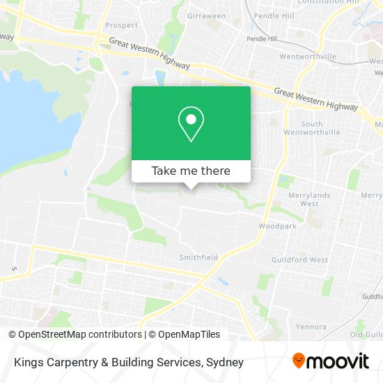 Kings Carpentry & Building Services map