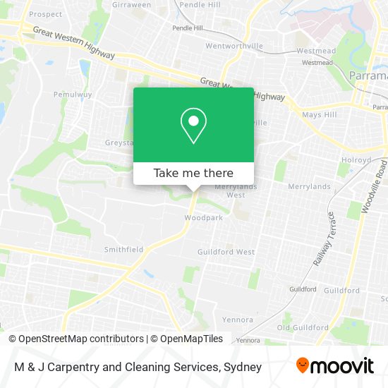 M & J Carpentry and Cleaning Services map
