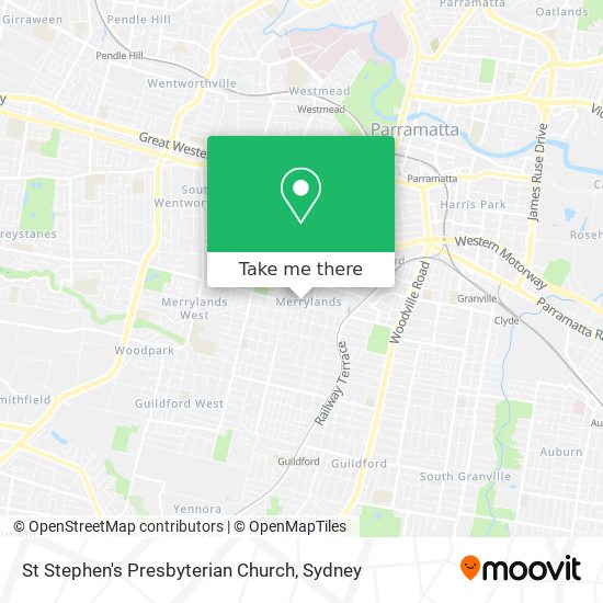 Mapa St Stephen's Presbyterian Church