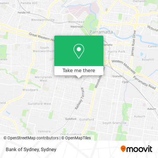 Mapa Bank of Sydney