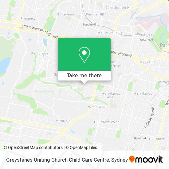 Greystanes Uniting Church Child Care Centre map