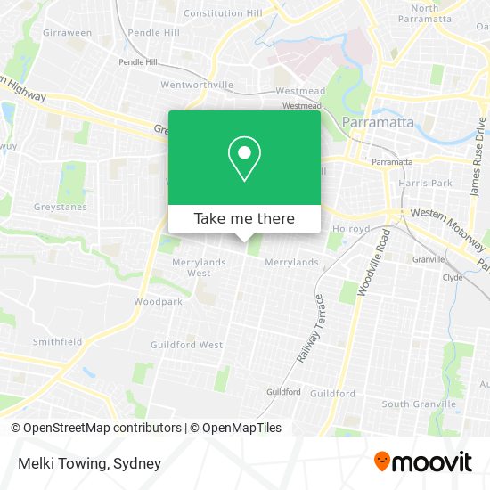 Melki Towing map