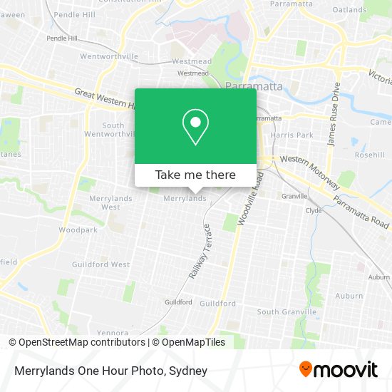 Merrylands One Hour Photo map