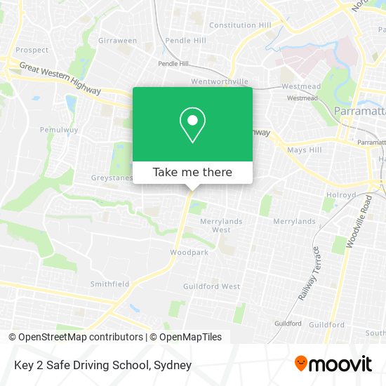 Key 2 Safe Driving School map