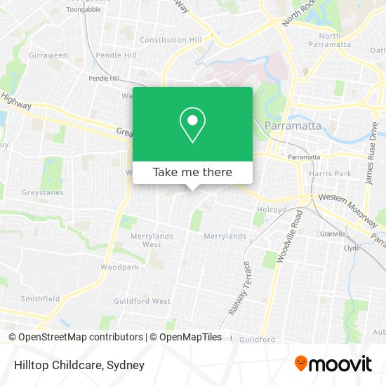 Hilltop Childcare map