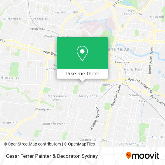 Cesar Ferrer Painter & Decorator map