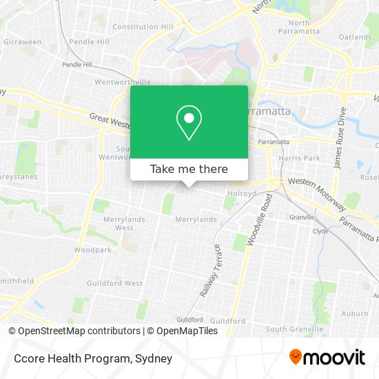 Ccore Health Program map