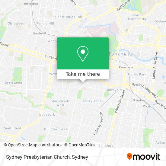 Sydney Presbyterian Church map