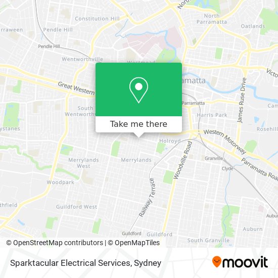 Mapa Sparktacular Electrical Services