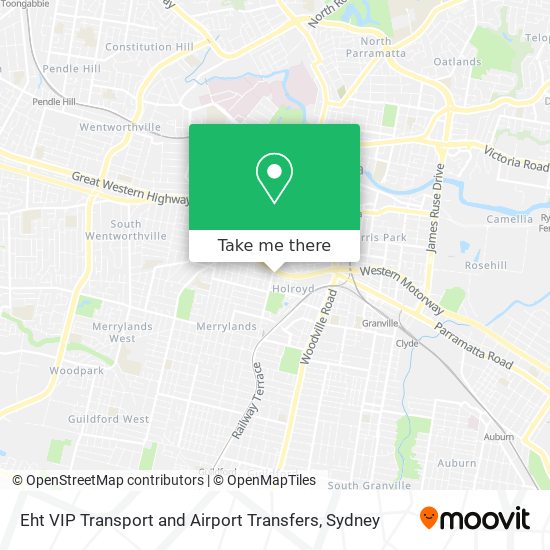 Eht VIP Transport and Airport Transfers map