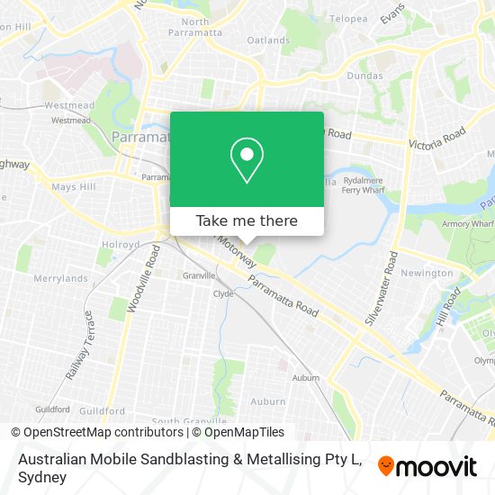 Mapa Australian Mobile Sandblasting & Metallising Pty L