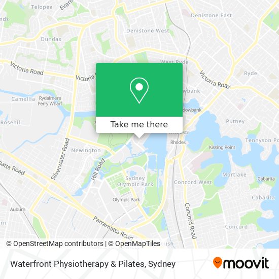 Waterfront Physiotherapy & Pilates map