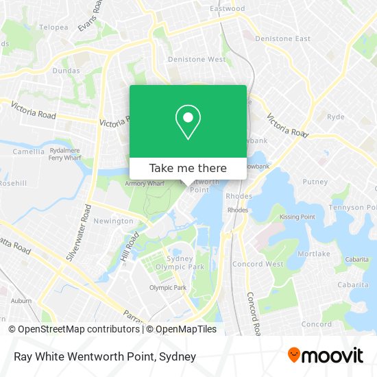 Mapa Ray White Wentworth Point