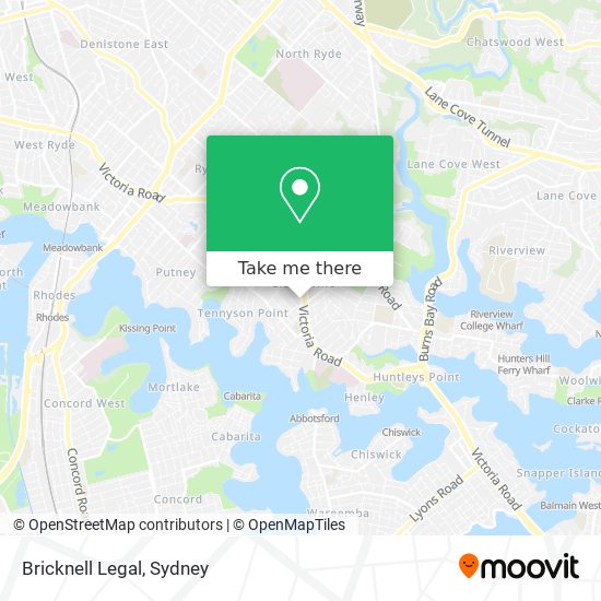 Bricknell Legal map