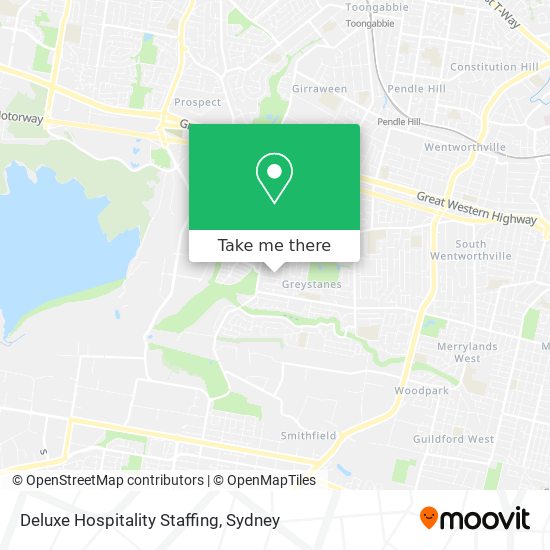 Deluxe Hospitality Staffing map