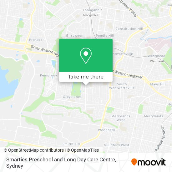 Smarties Preschool and Long Day Care Centre map