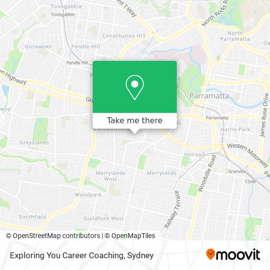 Exploring You Career Coaching map