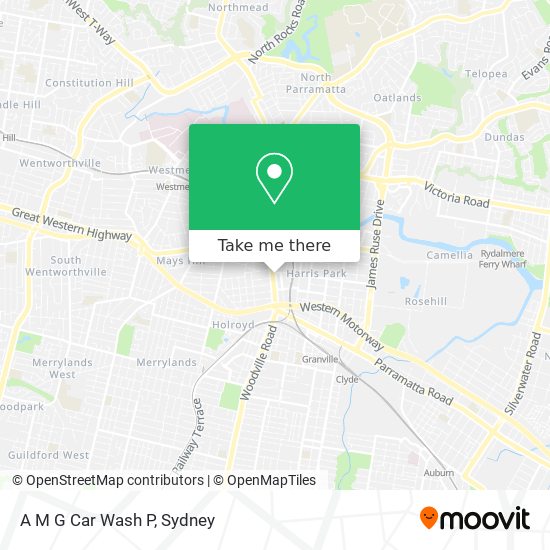 A M G Car Wash P map