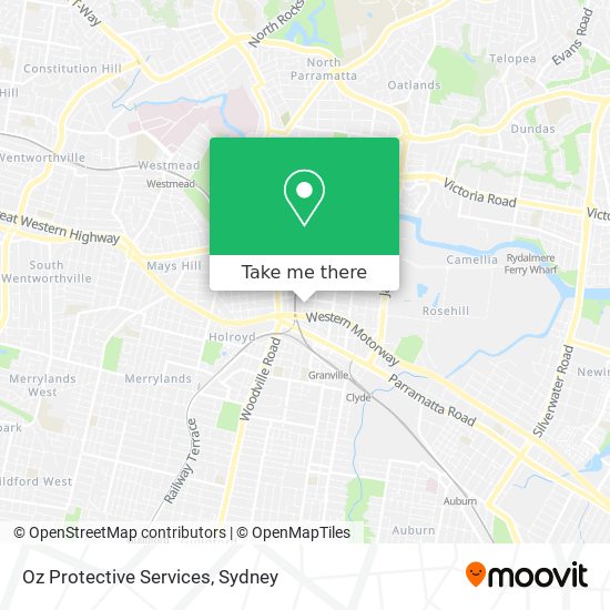 Oz Protective Services map