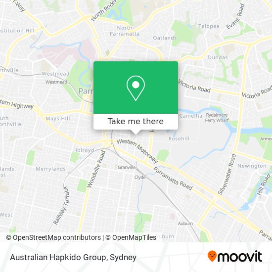 Mapa Australian Hapkido Group