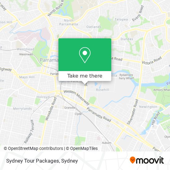 Sydney Tour Packages map