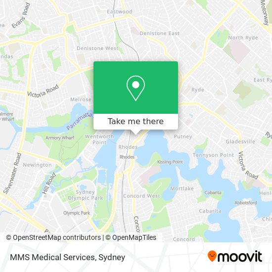 MMS Medical Services map