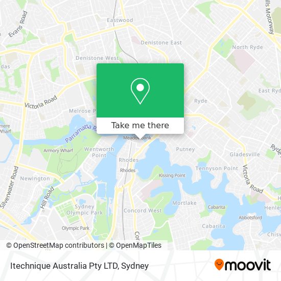 Itechnique Australia Pty LTD map