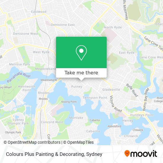 Colours Plus Painting & Decorating map