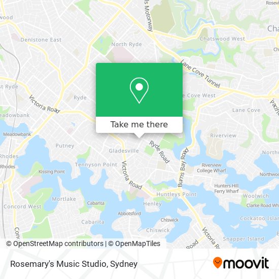 Rosemary's Music Studio map