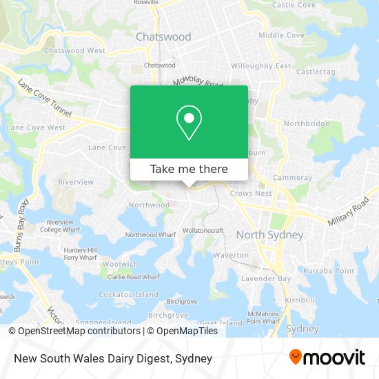 New South Wales Dairy Digest map