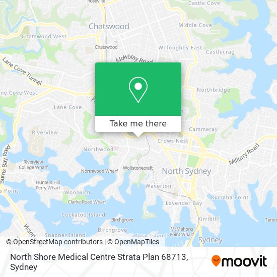 Mapa North Shore Medical Centre Strata Plan 68713