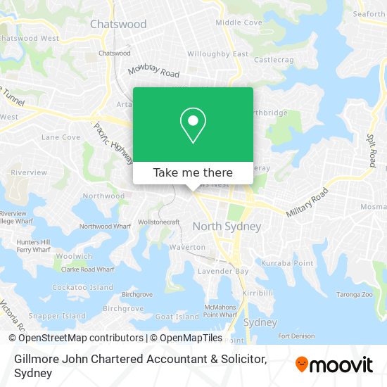 Gillmore John Chartered Accountant & Solicitor map