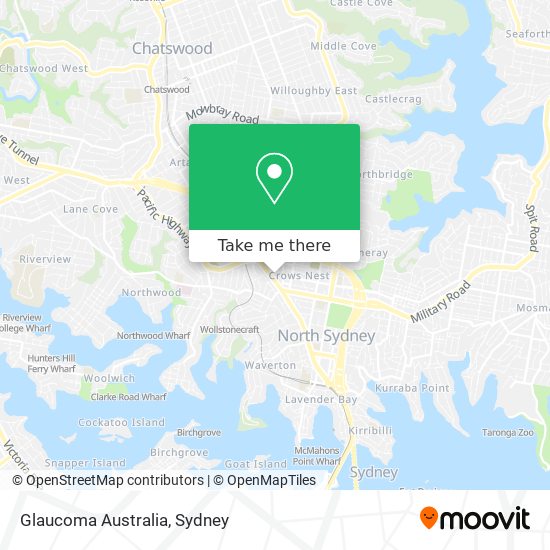 Glaucoma Australia map