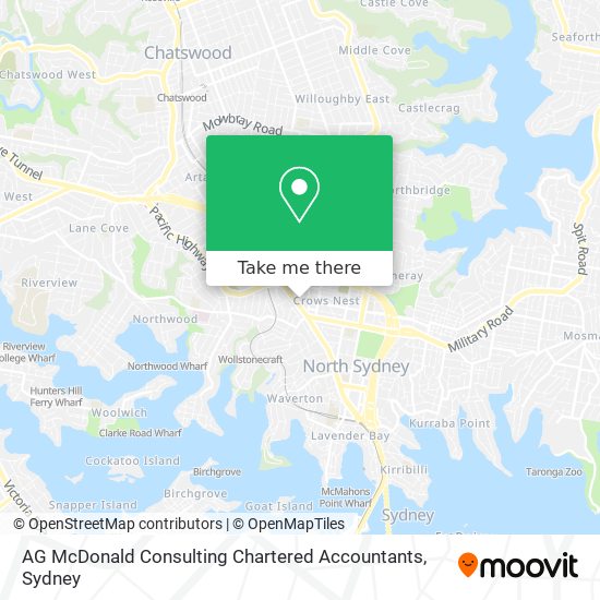 AG McDonald Consulting Chartered Accountants map