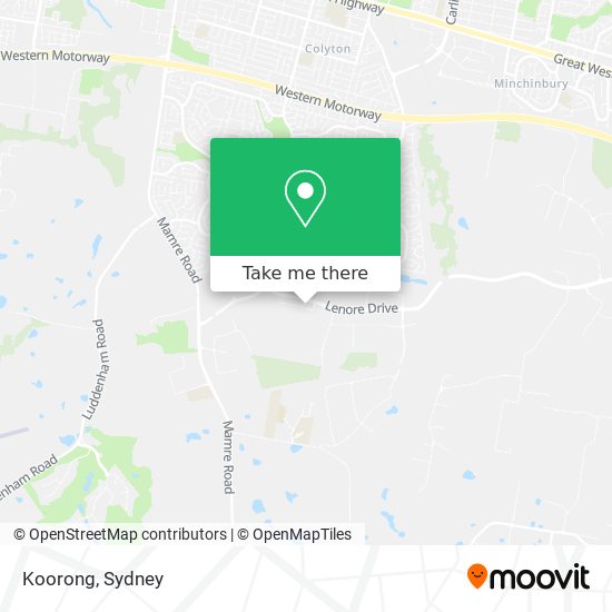 Koorong map