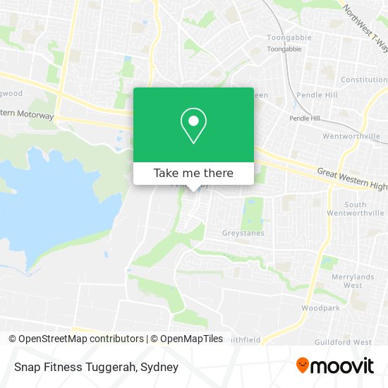 Snap Fitness Tuggerah map