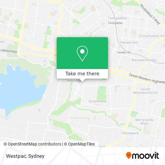 Westpac map