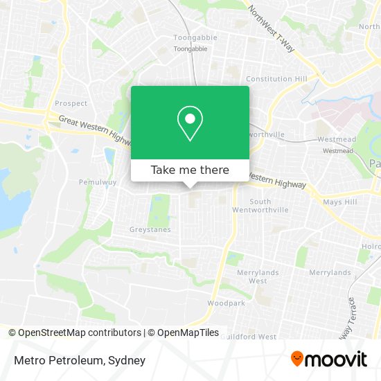 Metro Petroleum map