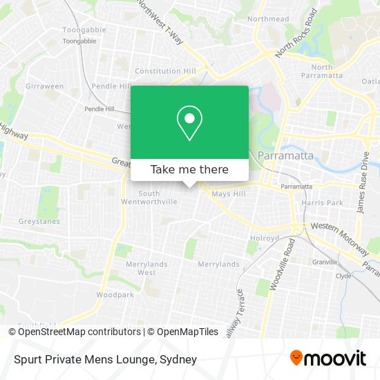 Spurt Private Mens Lounge map